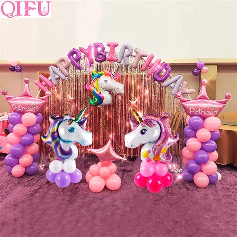 unicorn balloon decor|unicorn decoration for birthday party.